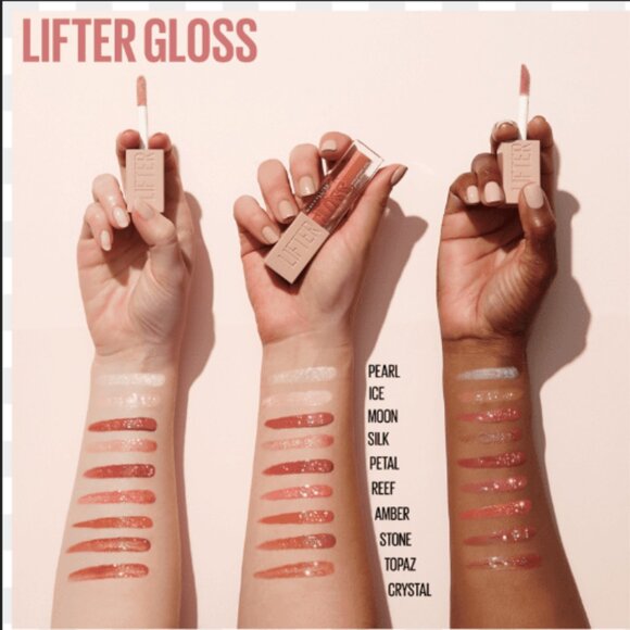 Maybelline Lifter Lip Gloss Set | Topaz (009) & Amber (007) | NEW MAKEUP - Picture 5 of 5